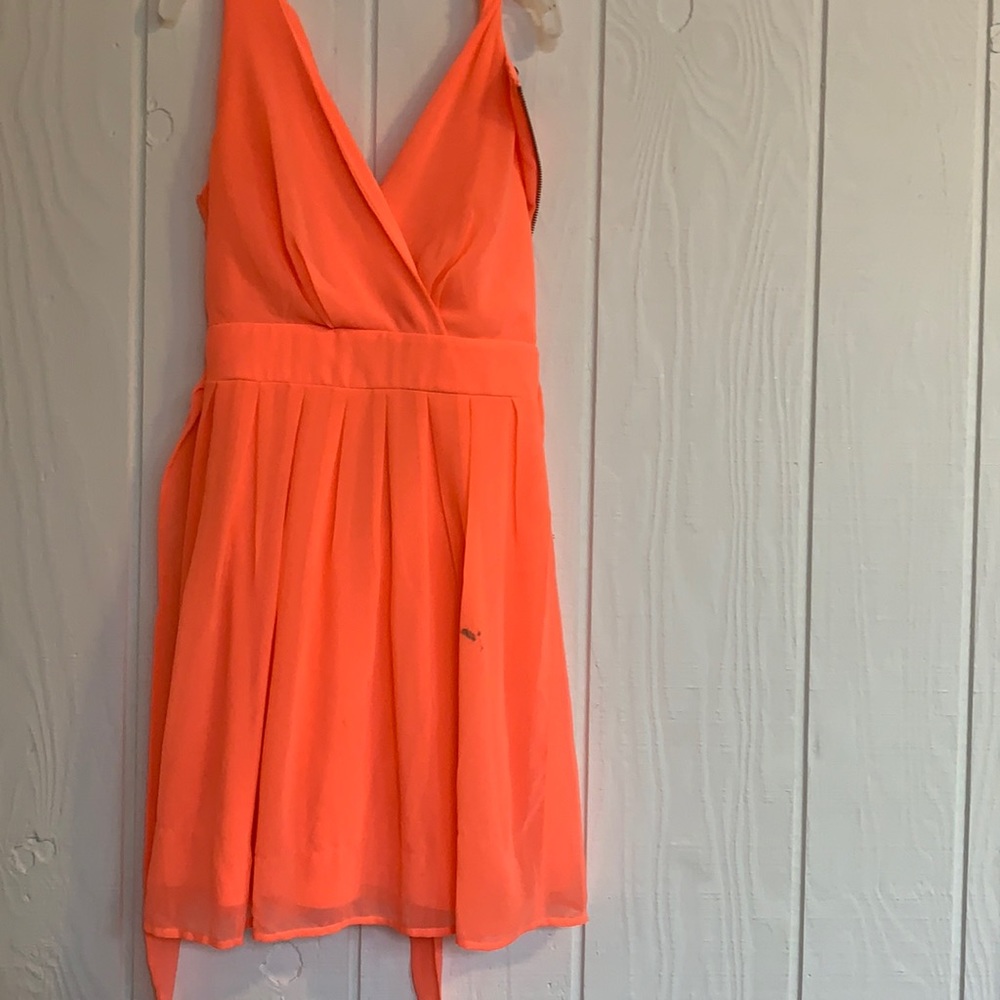 Coral dress